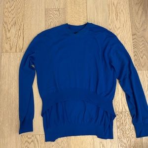 Alexander wang blue open back sweater